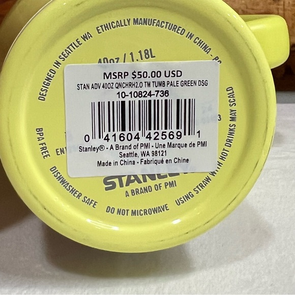 Stanley Calia Bright Yellow Quencher H2.0 Tumbler - Picture 7 of 7